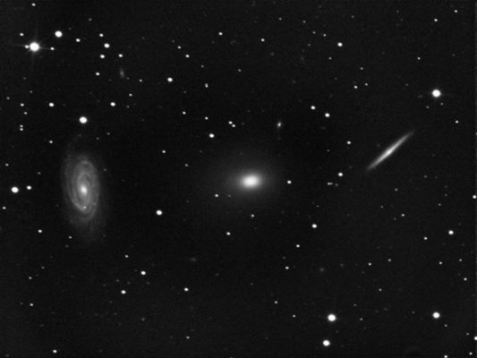 Draco Triplet (NGC 5985, 5982, 5981)