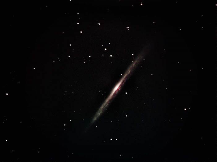 NGC 5907 dans la constellation du Dragon